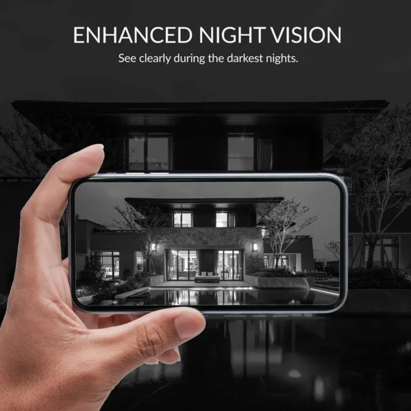 YI kami Outdoor Security Camera Dome 1080p HD Camera CCTV IP 360° Detection Wifi Wireless Night Vision IR - Image 4