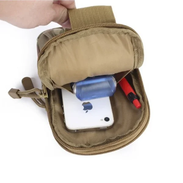 Tactical Molle Pouch Mobile Phone Case Universal Holster Hunting shooting Pack Waist Belt Bag Wallet Pouch Purse Phone Case - Image 4
